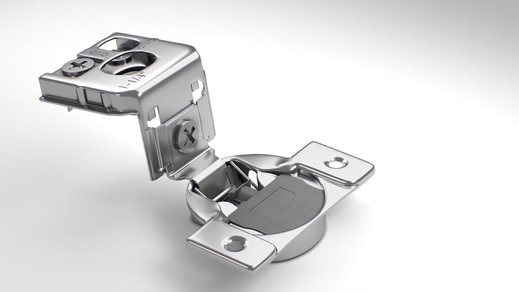 4-Pack, 1-1/4 inch Overlay Soft Closing Face Frame Cabinet Hinges, 105 Degree 6-Ways 3-Cam Adjustment Concealed Kitchen