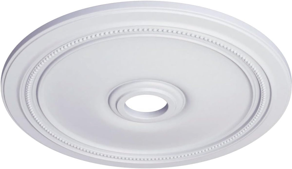Diane Ceiling Medallion, 24"OD x 3 5/8"ID x 1 1/4"P (Fits Canopies up to 6 1/4"), Factory Primed