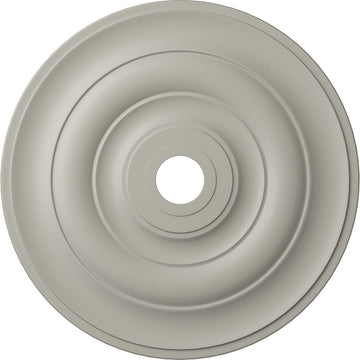Jefferson Ceiling Medallion, 26 1/2"OD x 3 5/8"ID x 1 1/2"P (Fits Canopies up to 5"), Hand-Painted Brass