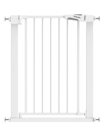 Bebelio 26-28.5" Narrow Baby Gate, No Driiling,, White