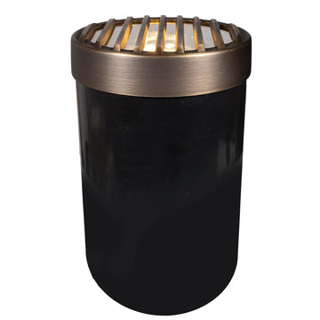 12V Drive-Over Rated PAR36 Well Light with Cast Brass Grate (Bronze)