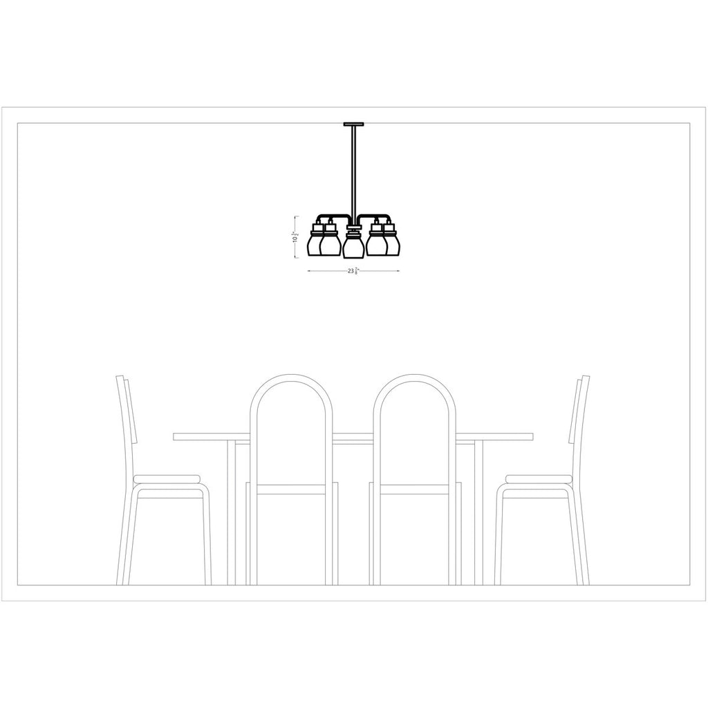 5 Light Chandelier