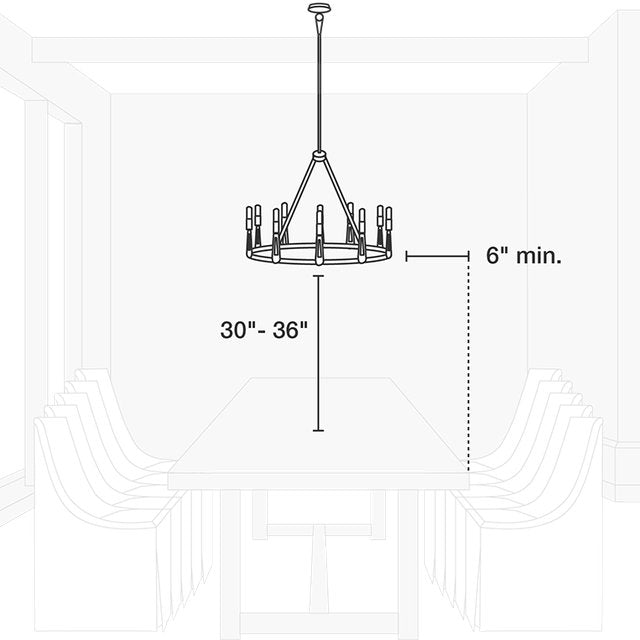 5 Light Chandelier