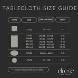 Home Fashions Caiden Elegance Damask Waterproof, Stain & Wrinkle Resistant Fabric Tablecloth, 90" Ro