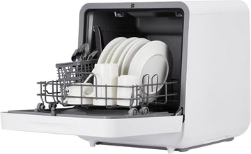 Portable Countertop Dishwasher with Large Capacity - No Installation Needed