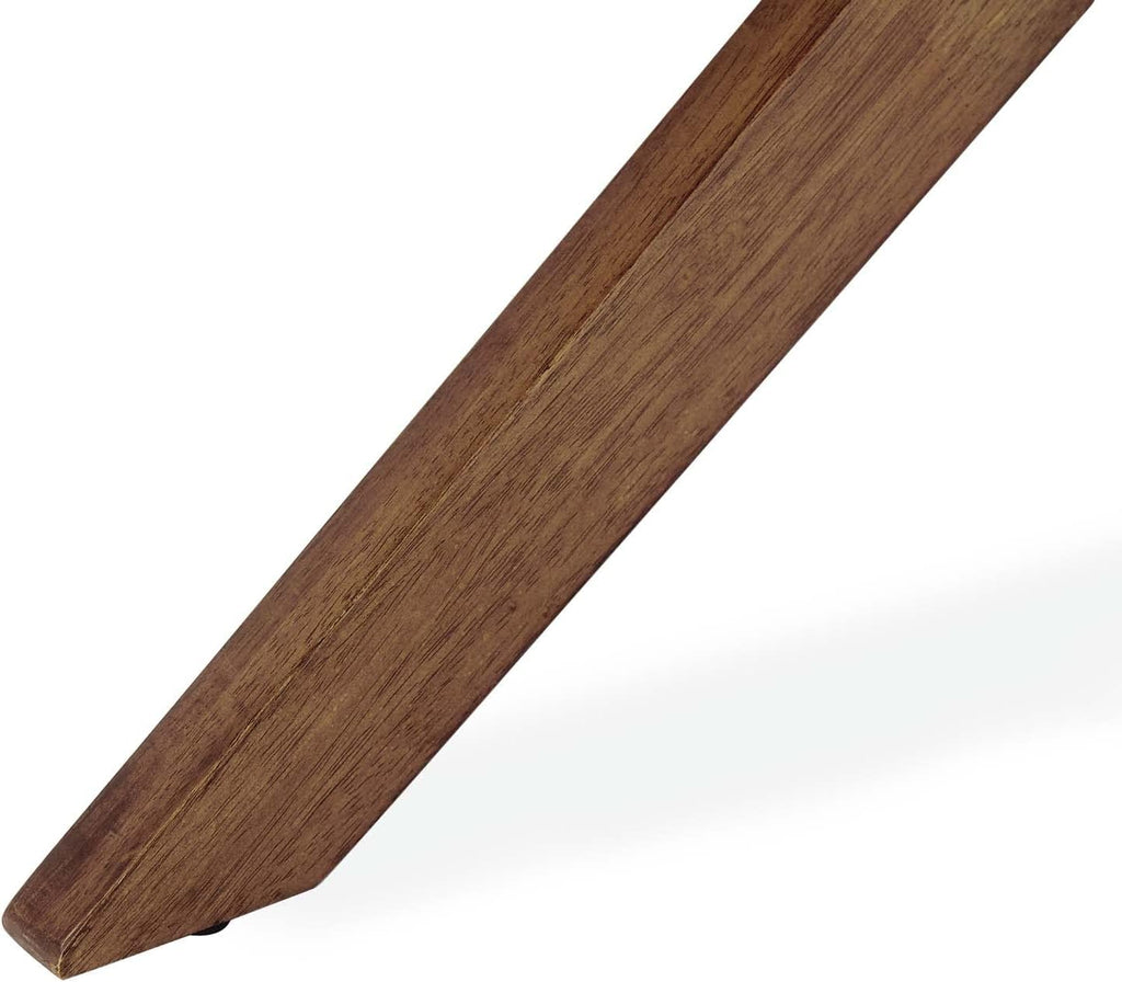 Crossroads 47" Round Wood Dining Table, Walnut