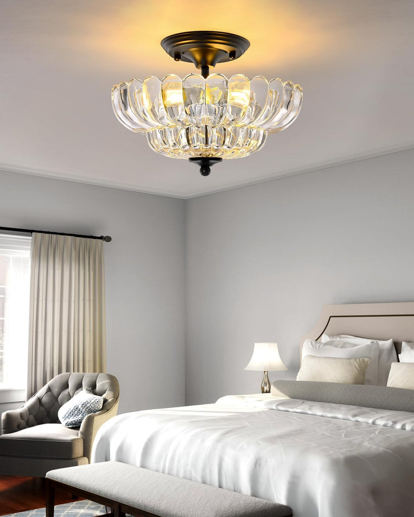 Modern Glass Ceiling Lights, Suitable s, Living Rooms, bedrooms, bathrooms, and hallways.