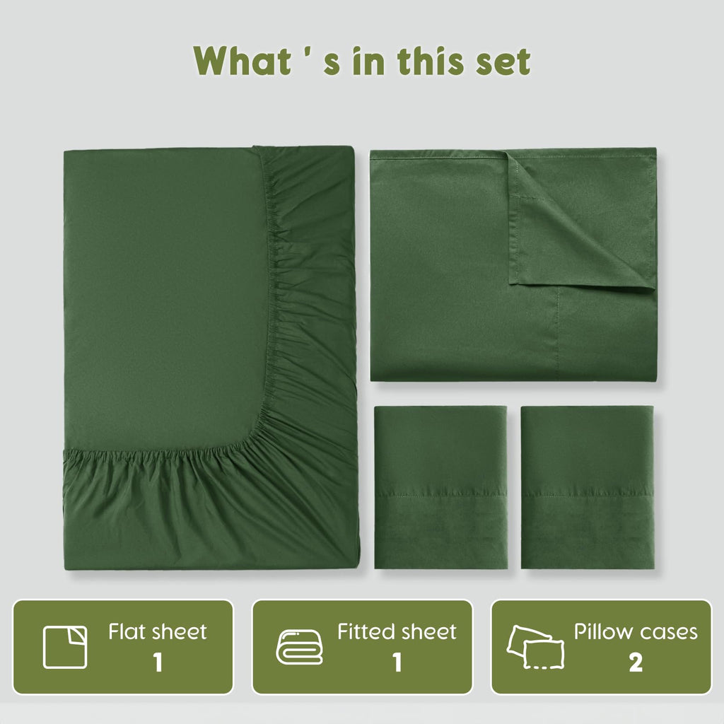 100% Egyptian Cotton Sheets Queen Size, 600 Thread Count