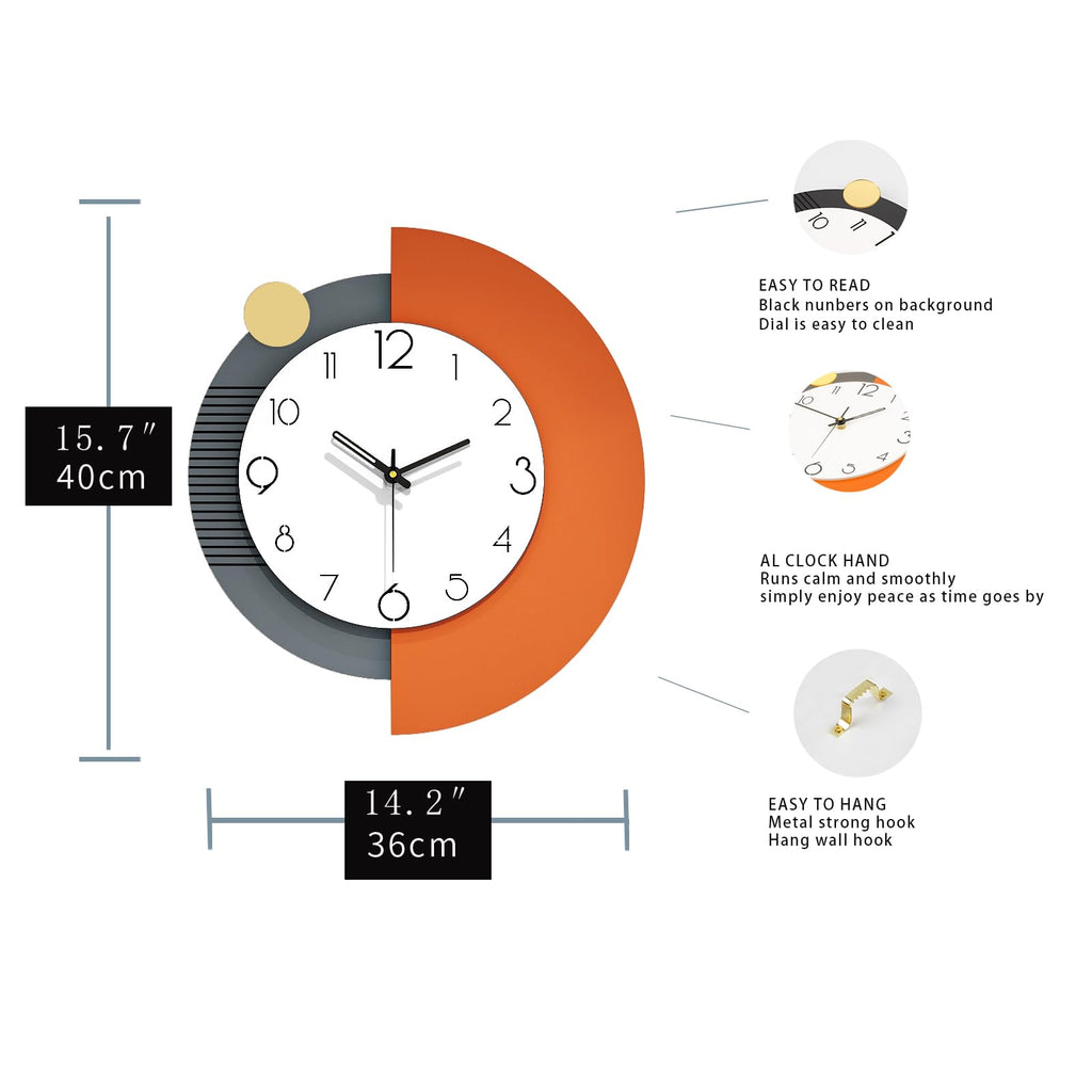 Modern Wall Clocks Decor Large Decorative Wall Clock