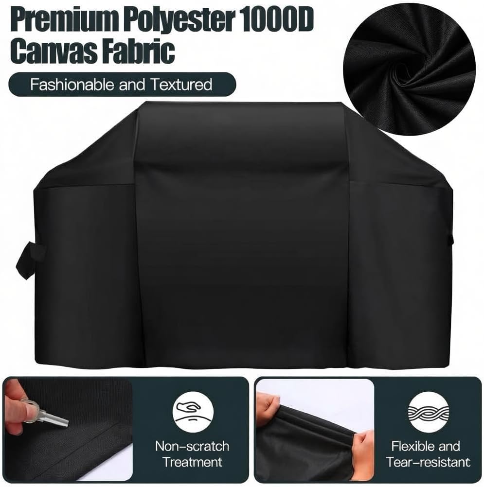 48 Inch Premium Grill Cover for Weber Spirit 200 Series & Spirit 300 Series | 1000D Heavy Duty Waterproof UV