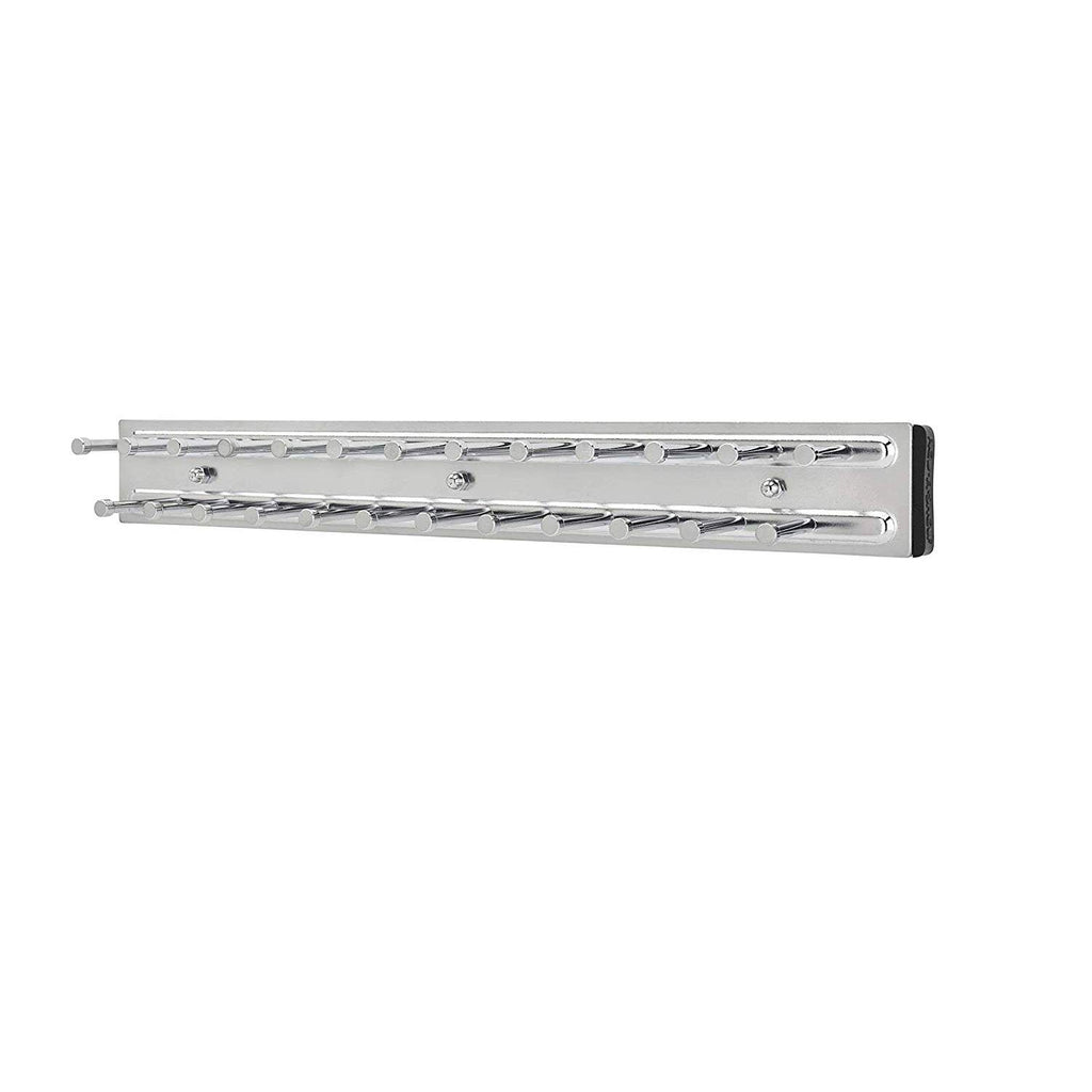 Sliding Tie & Belt Rack for Closets, Min Opening 2.5"W, 2 Pack