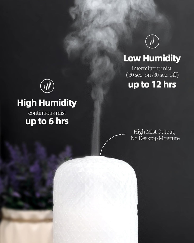 Glass Essential Oil Diffuser, Aromatherapy Diffuser
