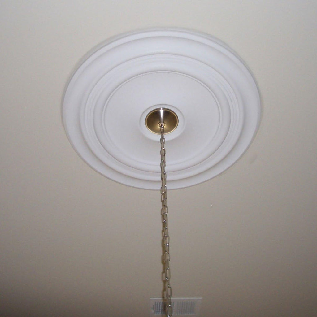 24 3/8"OD x 1 1/2"P Traditional Ceiling Medallion (Fits Canopies up to 5 1/2")