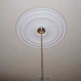 24 3/8"OD x 1 1/2"P Traditional Ceiling Medallion (Fits Canopies up to 5 1/2")
