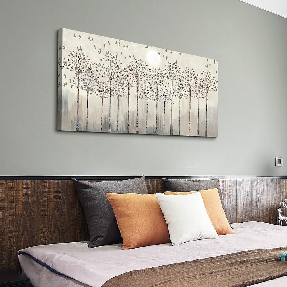Framed Canvas Wall Art Large Wall Decorations Office Wall Decor Scenery Abstract Wall Paintings Pictures Artwork