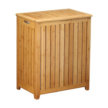 Spa-Style Bamboo Laundry Hamper