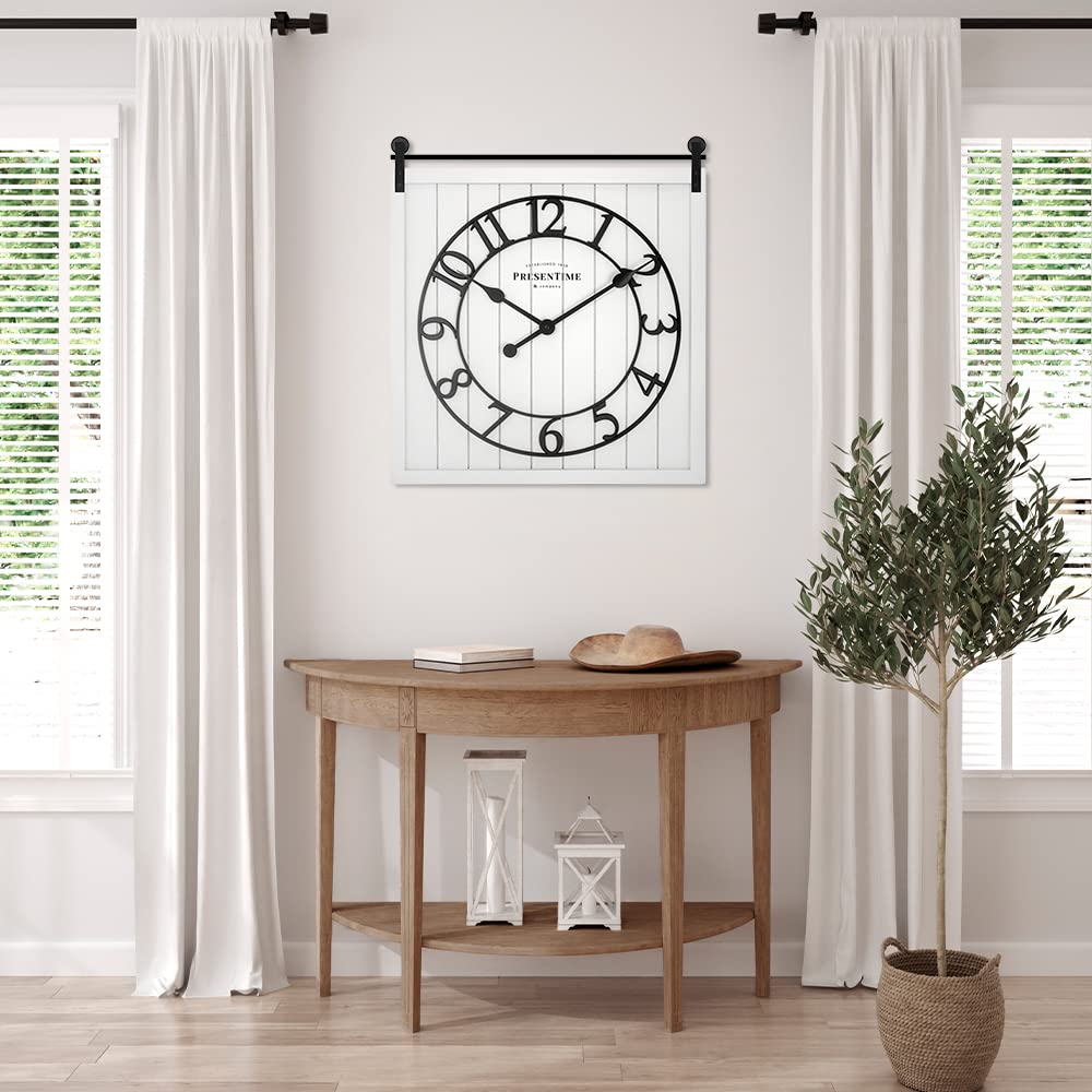 Farmhouse Barn Door Clock
