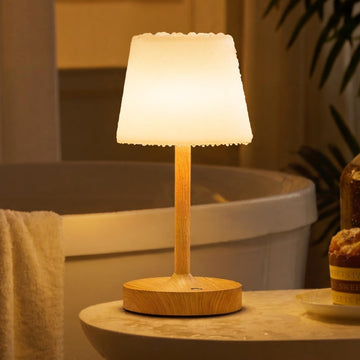 Waterproof Rechargeable Shower Lamp, Cordless Bathroom Touch Lamps