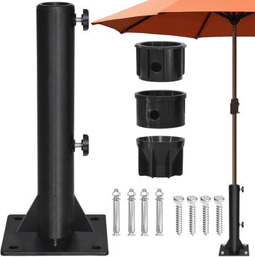 USA Heavy Duty Patio Umbrella Stand for 1.5"-1.9" Pole