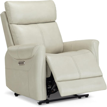 Leather Recliner Chair for Adults Wall Hugger RV Recliner with USB Charging Ports Electric Power Reclining Sofa Home