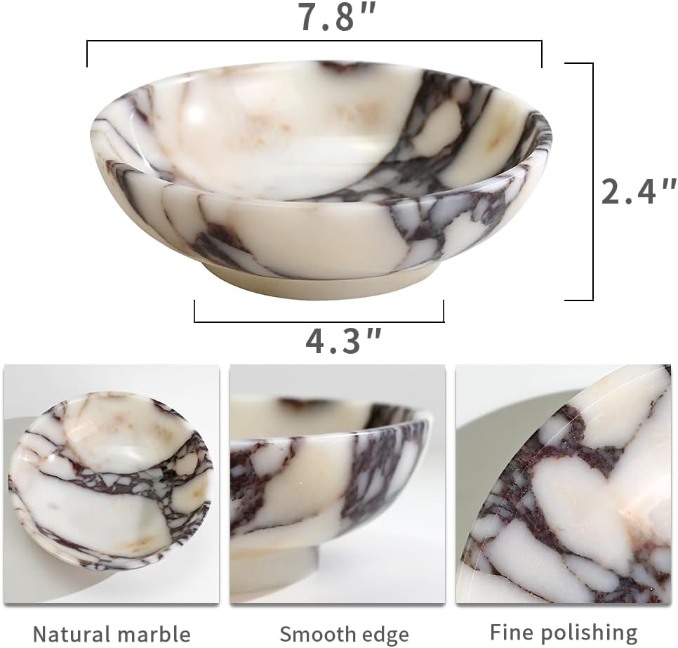 Luxury decorative marble bowl decoration for decoration,Key bowl table, Catchall for coins, change candy, organizer