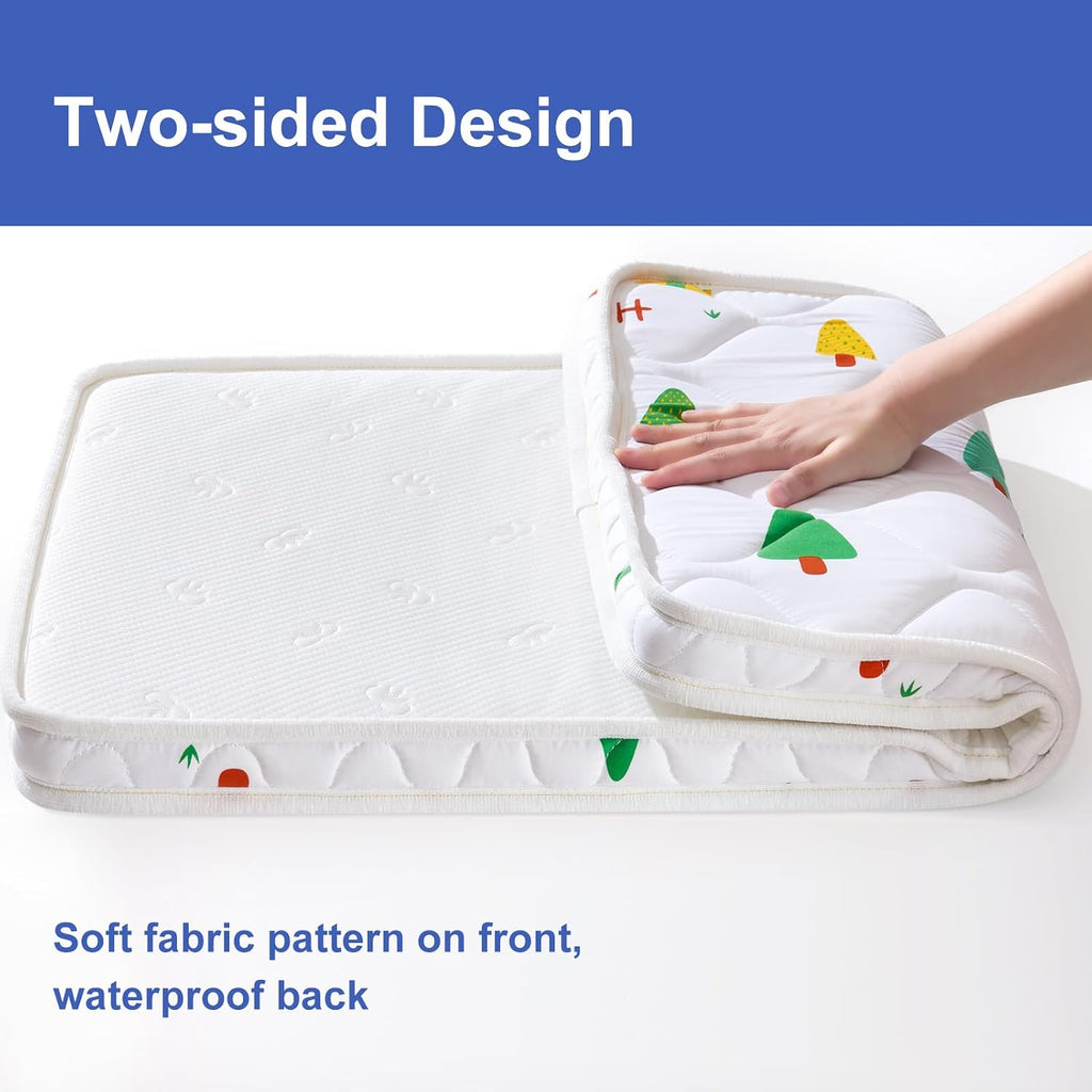 Baby Bassinet Mattress 47 x 23.6 inches- Firm Support and Comfort Premium Foam,Noiseless and Odorless,Hypoallergenic