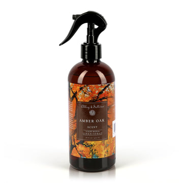 Odor Eliminating and Refreshing Linen and Room Spray, Amber Oak, 16 oz.