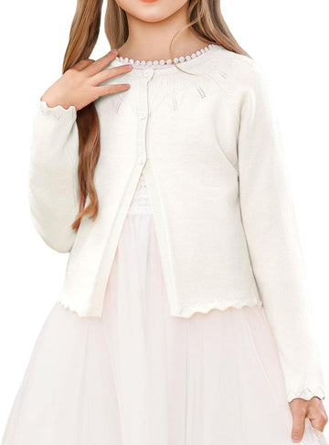 Long Sleeve Knitted Bolero Cardigan Cropped Shrug