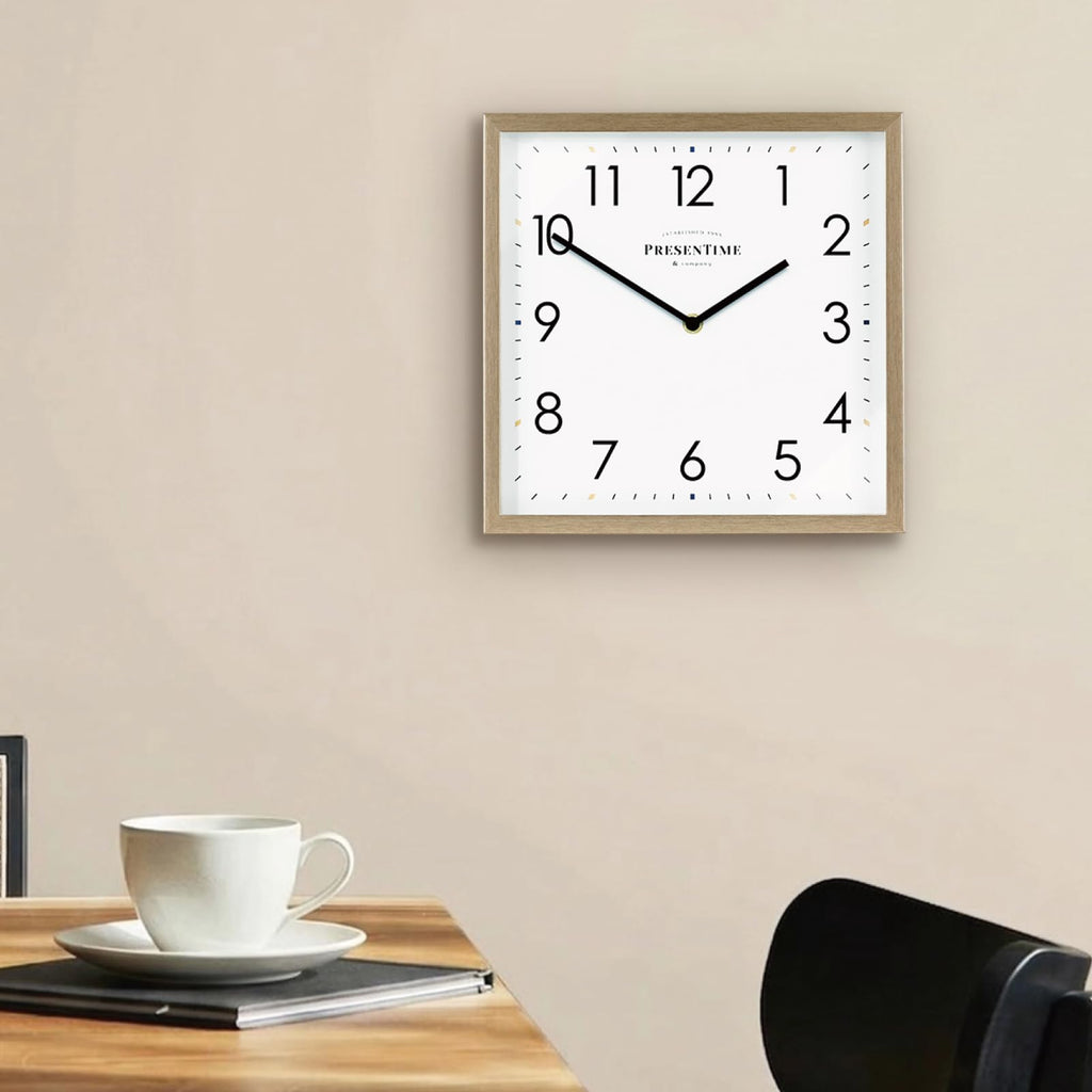 11" Retro Square Clock