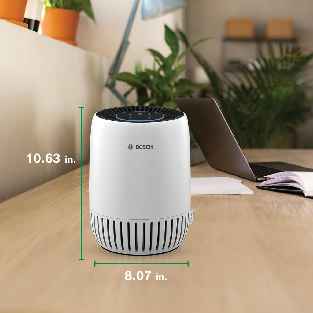Air Purifier for Home, Small Spaces (Covers,500-sq ft), 2-in-1 Filter for Pollen, Smoke, Dust, Dande