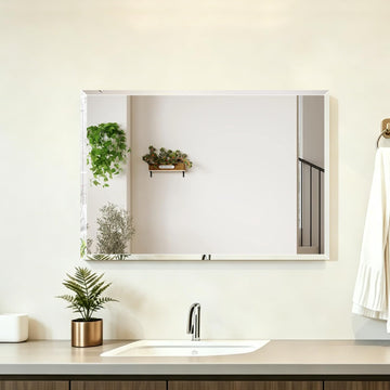 20x 28 Beveled Wall Mirror Decorative Bathroom Vanity Mirror
