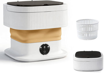 Portable Washing Machine, Mini Washer, 18L Upgraded with Spin Basket, Foldable Design Ideal for Apartment, portable