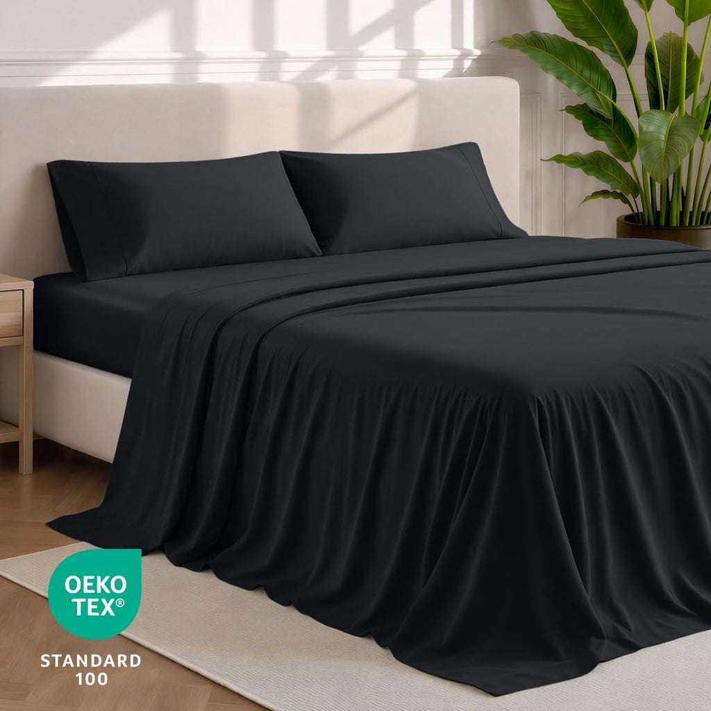 Cal King Sheet Set - 1800 Ultra-Soft (California King, White)