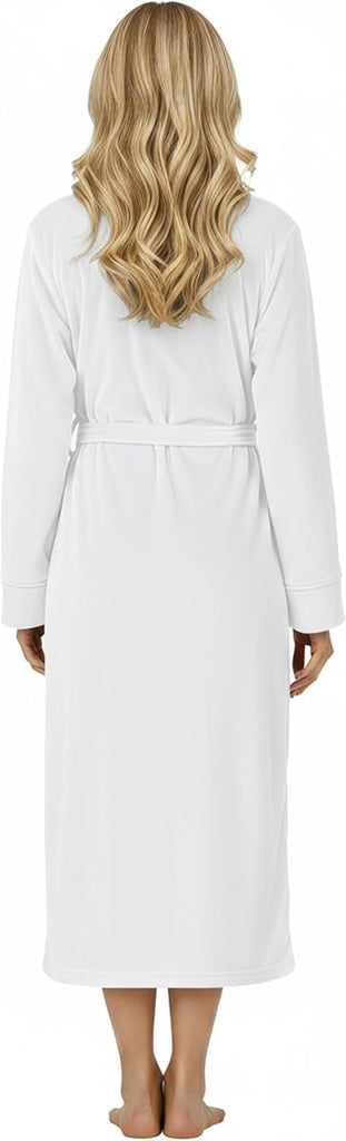 Premium Plush Fleece Robes for Women Fluffy Soft Long Bathrobe