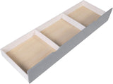 Twin L-Shaped Bunk Bed with Storage Drawers, Wooden Bunk Bed for 4, Grey