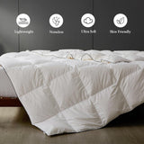Lightweight Queen Down Comforter for Hot Sleepers & Summer