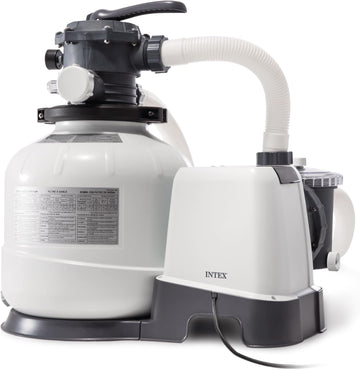 Krystal Clear 2,800 GPH Sand Filter Pump for Above Ground Pools | 26647EG - 14" Tank for Swimming Pools: 5,500 to