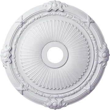 Heaton Ceiling Medallion 27 1/2"OD x 3 7/8"ID x 2 1/4"P (Fits Canopies up to 6 1/2") Factory Primed