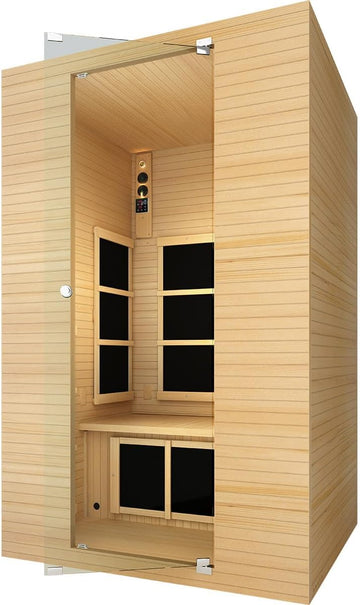 Joyous Flex 2 Person Low EMF Far Infrared Sauna with Reversible Door