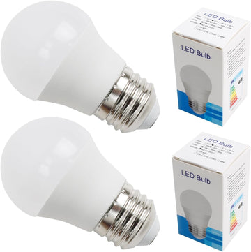 2PCS E26 5W Freezer Refrigerator LED Light Bulbs Compatible with Whirlpool Frigidaire Maytag Jenn-Air Amana Replace#