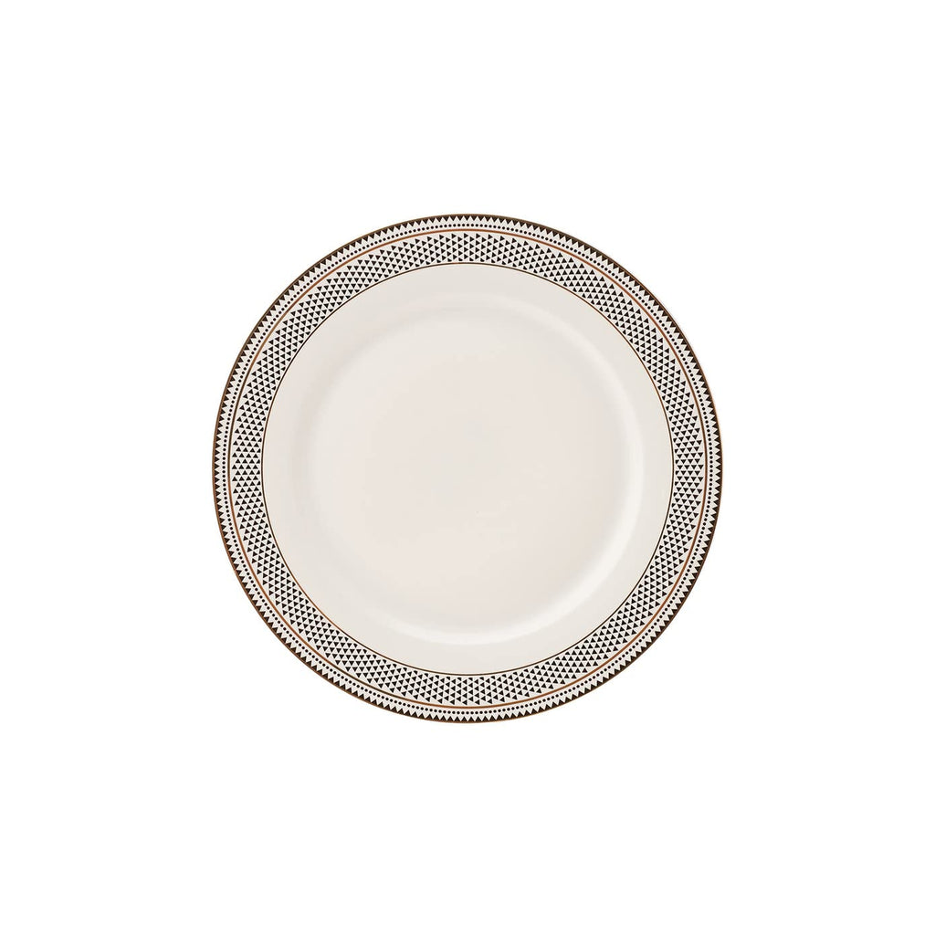 Globe 24-Piece Dinnerware Set for 6 People - Kitchen Dish Set for Salad, Soup, Pasta, Noodle & More - Modern Chic