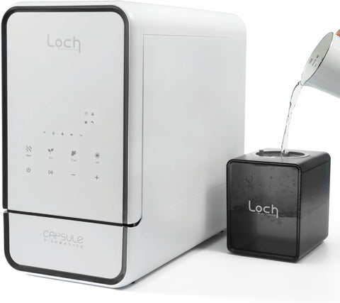CounterTop Dishwasher Capsule - Compact Dishwasher - 10 Programmes, Touch Control, Auto-drying, Baby