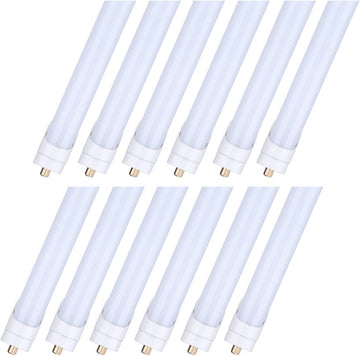 Led Tube Frosted 5000K Single Pin FA8 Base 8ft T8 LED Tube Light for Garage Daylight White 45W Replacement 100 Watt