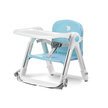 3-in-1 Toddler Booster Seat Chair & Dining Table with Removable Tray and Safety Straps, Portable& Foldable Babies