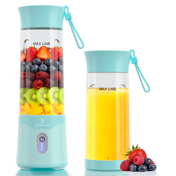 Portable Blender, 18oz Small Smoothie Blender with Extra Lid, Green