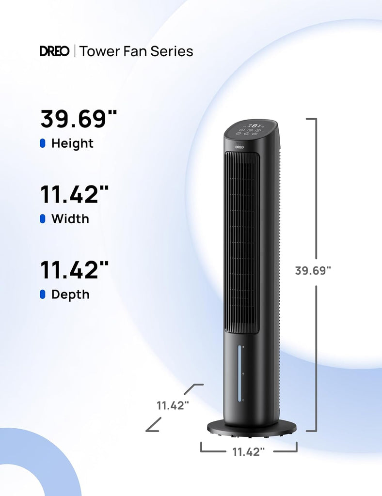 Portable Air Conditioners Fan, 40” Standing Fans that Blow Cold Air, Portable AC