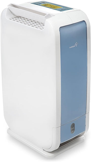 13-Pint Small-Area Desiccant Dehumidifier Compact and Quiet - With Continuous Drain Hose for Smaller Spaces, Bathroom