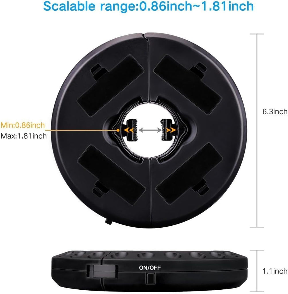 Patio Umbrella Light 3 Brightness Modes Cordless 28 LED Lights at 200 lumens-4 x AA Battery Operated,Umbrella Pole