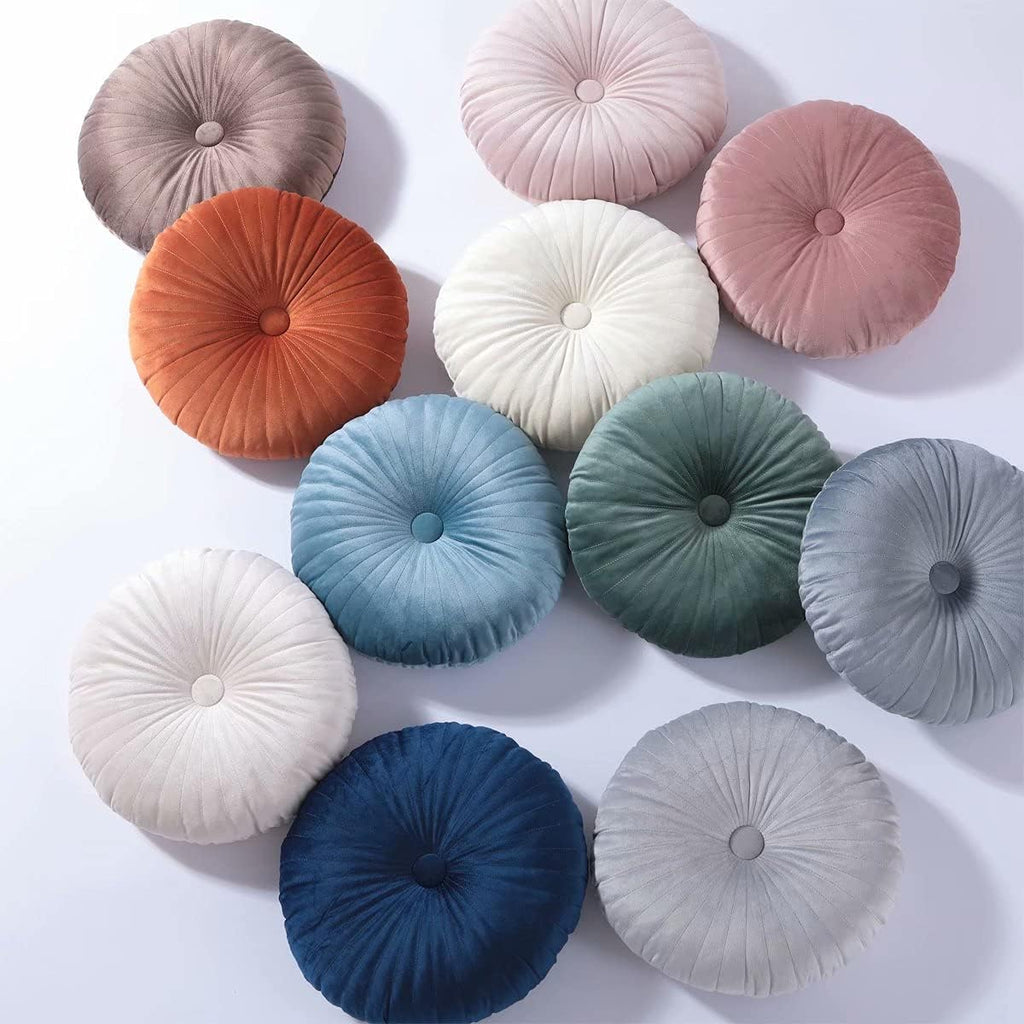 Round Pillow Cushion.7”, Green