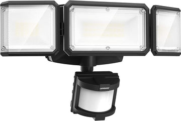 1500LM Battery Powered Outdoor LED Flood Light with Motion Sensor | IP65 Waterproof, Wireless Battery Operated